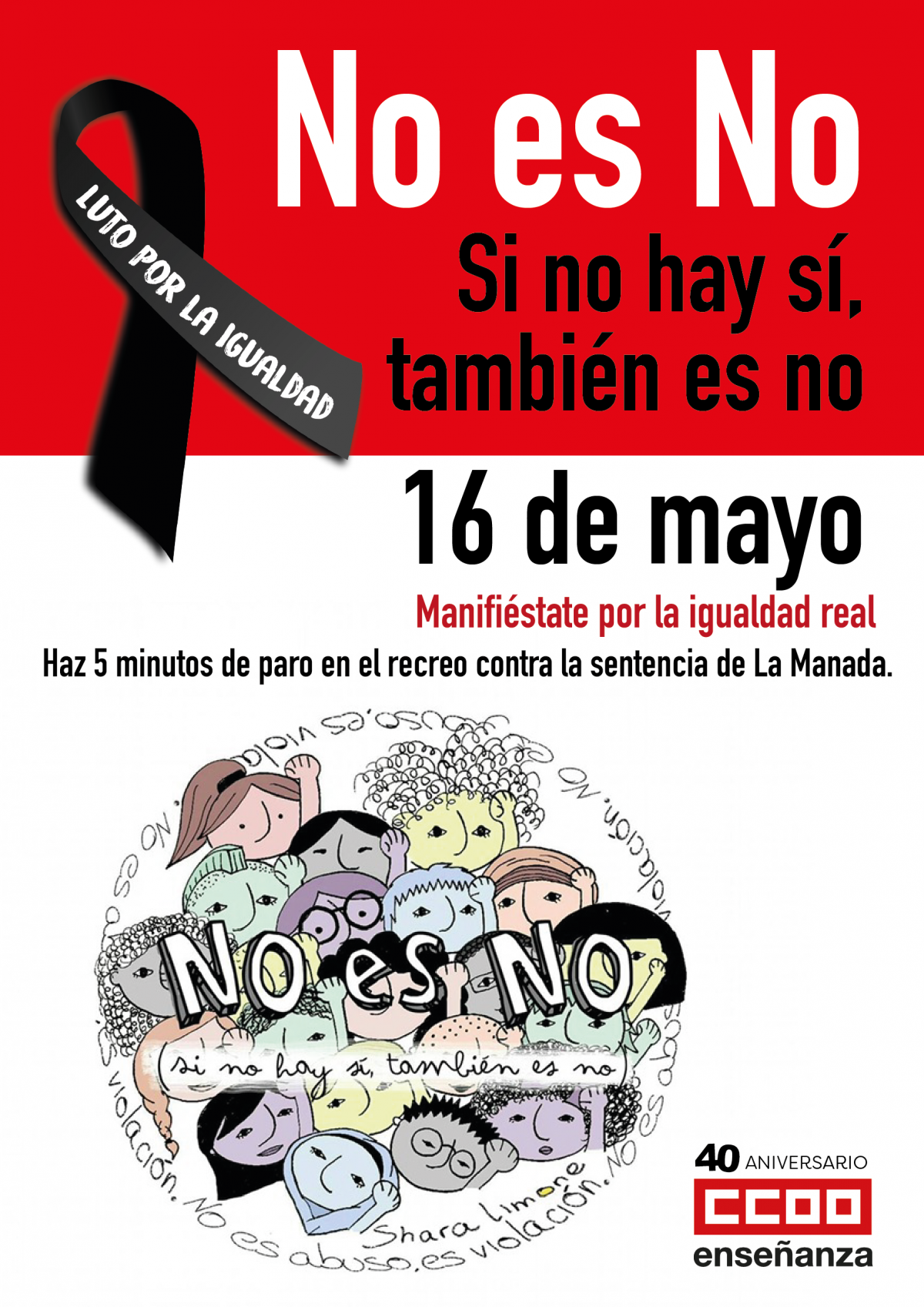 paros 16 mayo por la igualdad